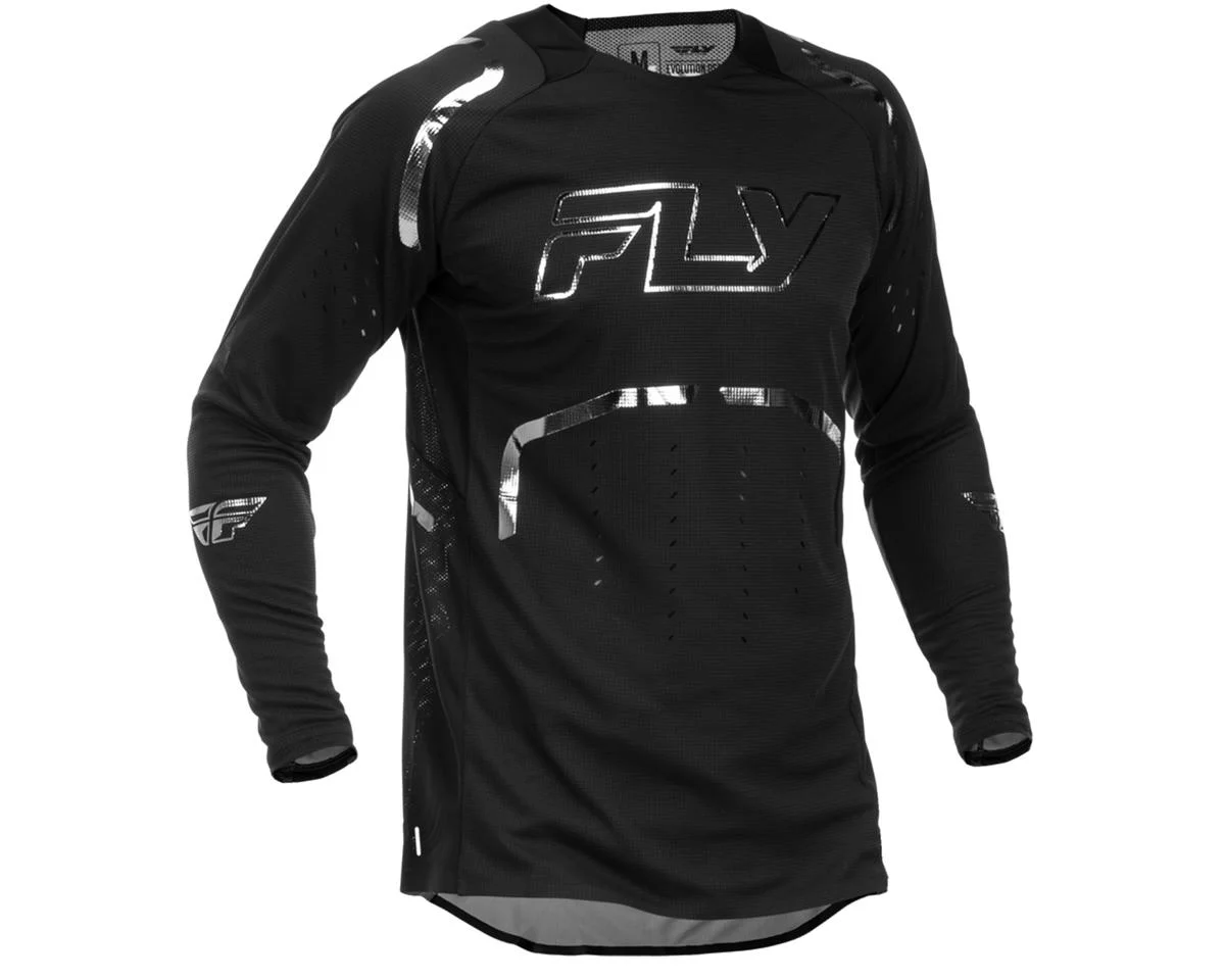 Fly Racing Evolution DST SE Spark Jersey (Black/Silver) (XL)